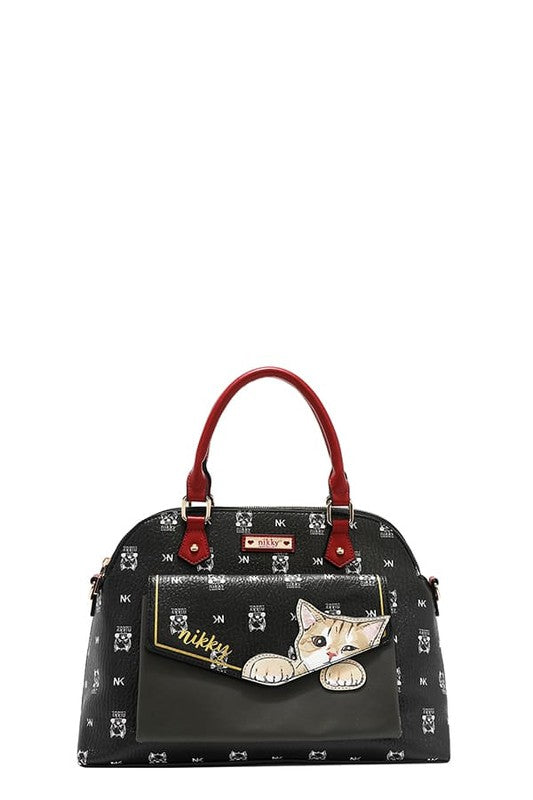 Eco-Leather Cat Dome Bag