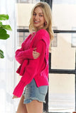 Ruffle Detail Adorable Sweater