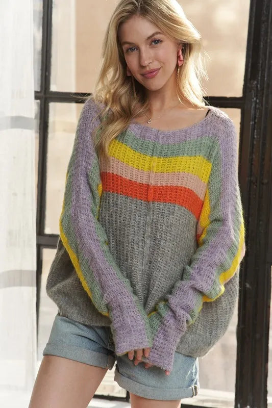 Multi Stripe Sweater