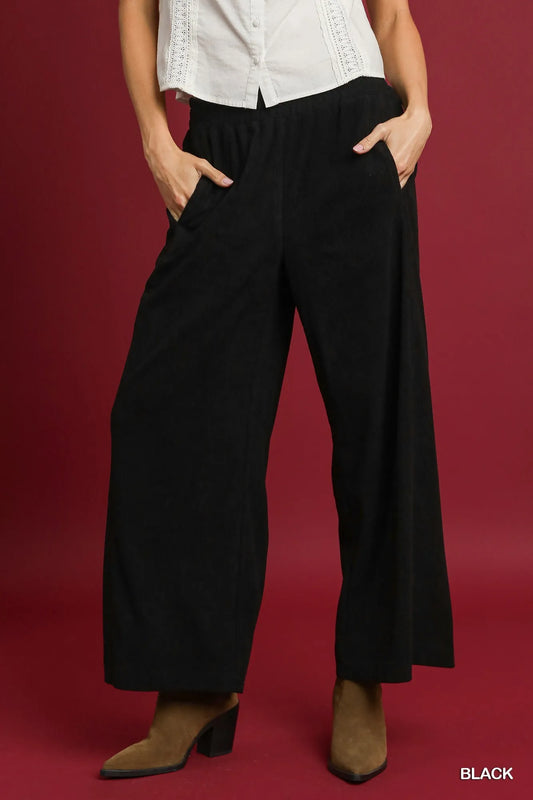 Palazzo High-Waist Flowing Pants