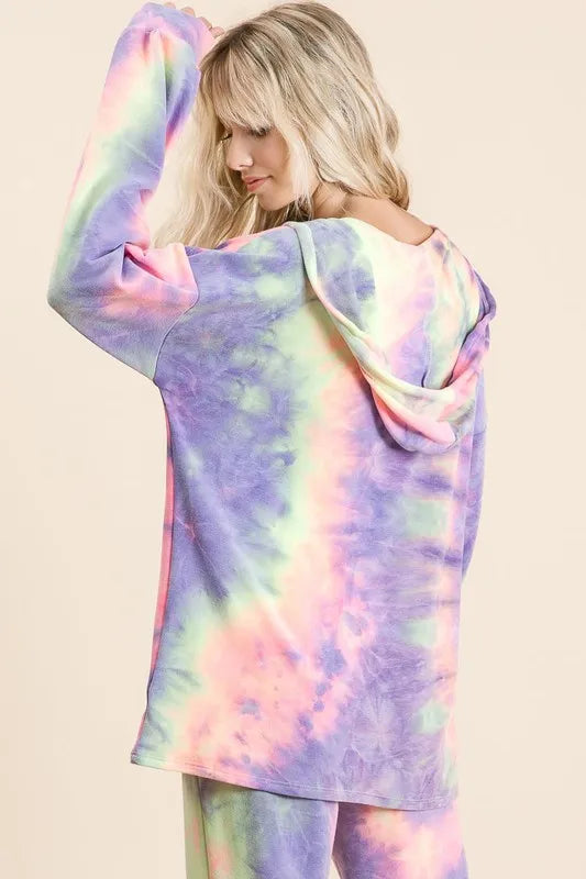 Tie Dye French Terry Top and Bottom Set