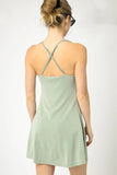 Square Neckline Performance Dress