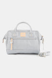 Waterproof Canvas Removable Strap Handbag - Light Blue
