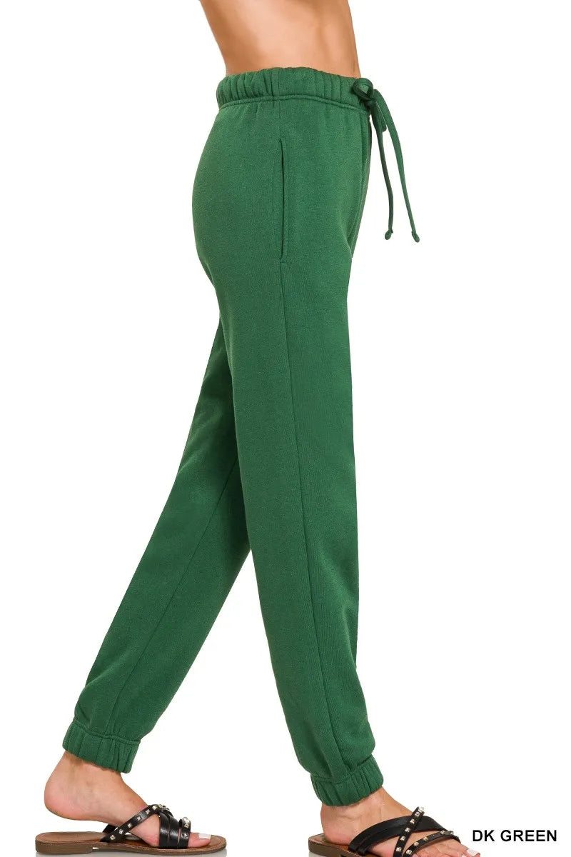Fleece Jogger Sweatpants With Pockets