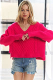 Ruffle Detail Adorable Sweater