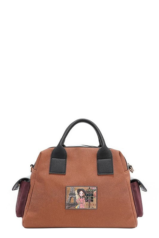 Eco-Leather Boston Bag