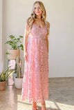 Lace Maxi Cami Dress