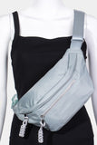 Nylon Crossbody Bag with Adjustable Strap