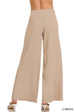 Viscose Ribbed Sweater Pants