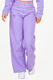 High Waist Distressed Wide Leg Jeans