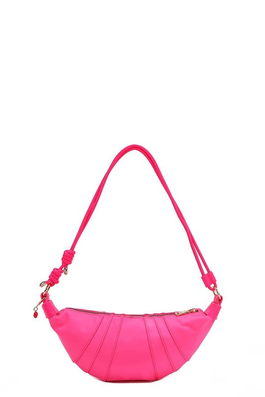 Color Patch Croissant Bag