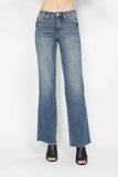 Full-Length Slimming Straight-Leg Jeans