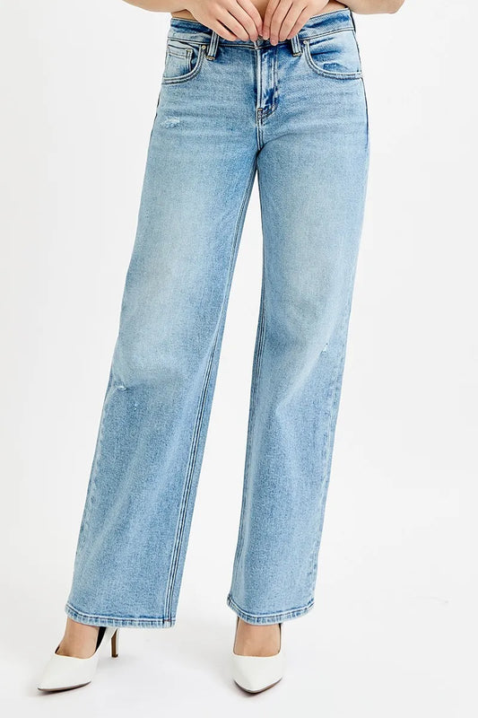 High-Rise Wide Leg Vintage Flare Jeans