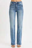 High-Waist Control Straight Leg Premium Jeans