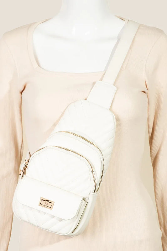 Elegant Quilted Leather Crossbody Bag