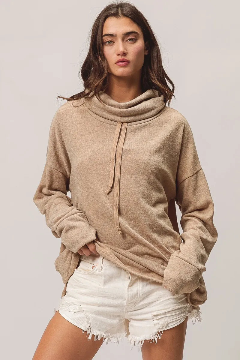 Solid Side Pocket Thumb Top