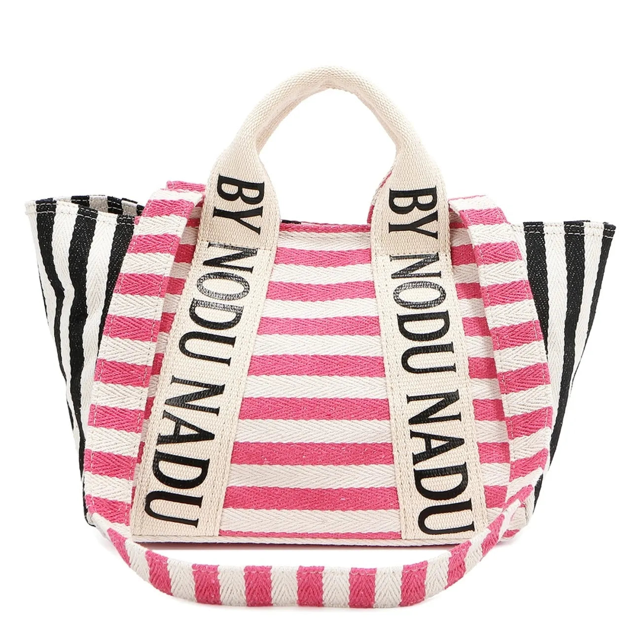 Logo Strap Canvas Handbag