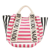 Logo Strap Canvas Handbag