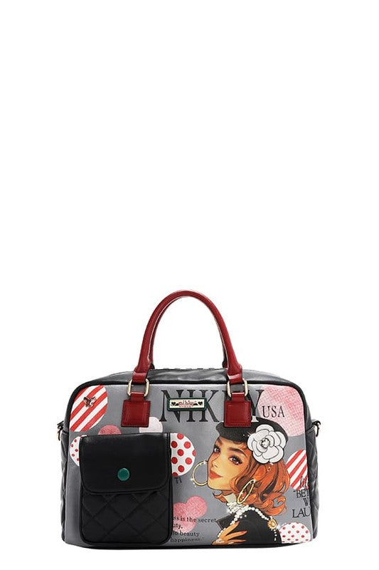 Eco-Leather Boston Bag