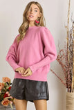 Puff Shoulder Sweater