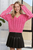 Mineral Washed Sweater Top