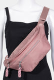 Nylon Crossbody Bag with Adjustable Strap