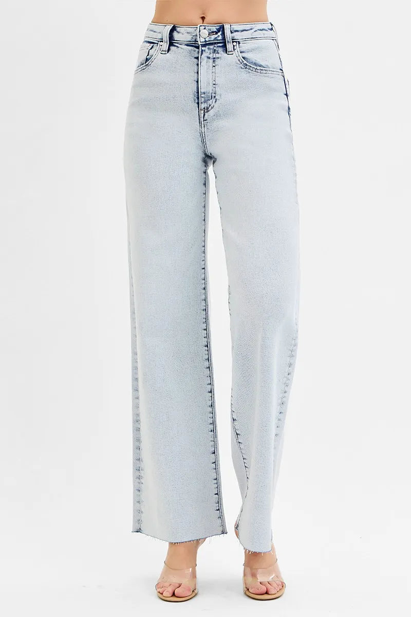 Elevated High-Waist Relaxed Jeans