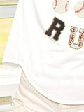 Home Run Graphic Casual Short Sleeve Tee