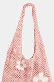 Boho Crochet Floral Shoulder Bag