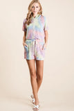 Tie Dye French Terry Hoodie Top and Bottom Set