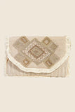 Boho Beaded Pattern Envelope Bag