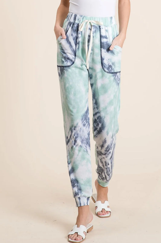 French Terry Tie-Dye Sweat Pants