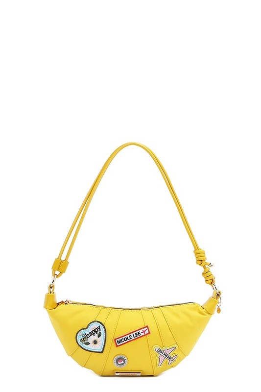 Color Patch Croissant Bag