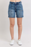 Full Size High Rise Denim Shorts Plus Size