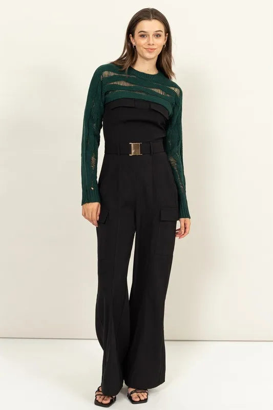 Open Knit Shrug Sweater