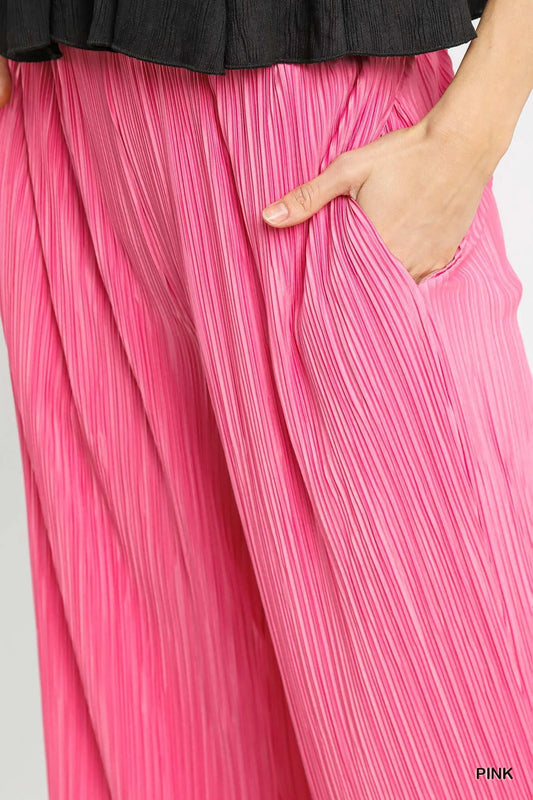 Elegant Palazzo Textured Bottoms