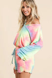 Tie Dye French Terry Top and Shorts Set