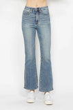 Figure-Flattering Bootcut Jeans with Embroidered Back Pockets