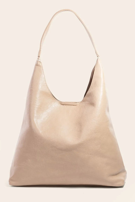 Faux Leather Tote Bag