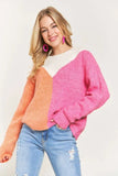 Colorblock Comfy Sweater Top