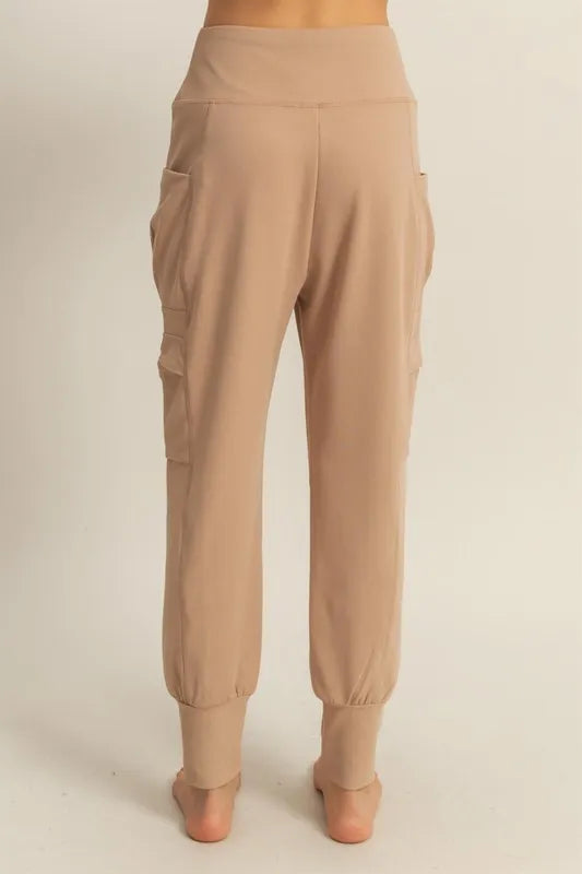 High-Waist Pocket Detail Comfy Sweatpants