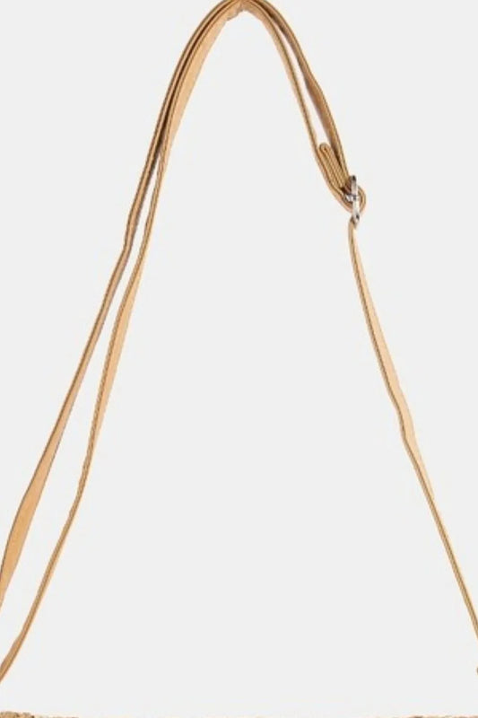 Bohemian Woven Straw Envelope Crossbody Bag
