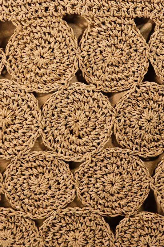 Square Braided Pattern Tote Bag