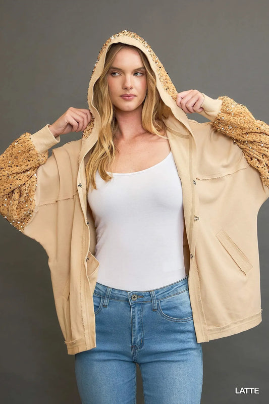 Sherpa Fleece Utility Jacket