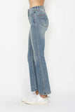 Figure-Flattering Bootcut Jeans with Embroidered Back Pockets