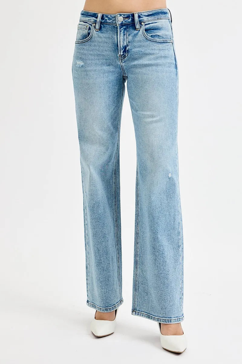 High-Rise Wide Leg Vintage Flare Jeans