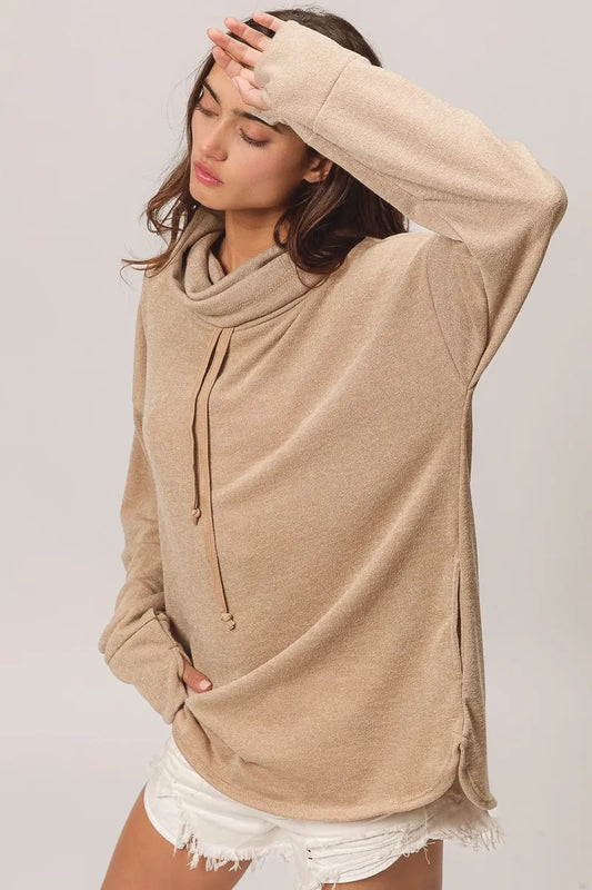 Solid Side Pocket Thumb Top