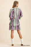 Ruffled Layered Sundress with Stretchy Waistband