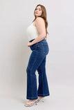 High-Waist Flare Jeans with Stylish Pockets