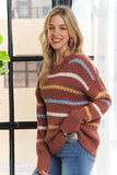 Multi Color Stripe Sweater